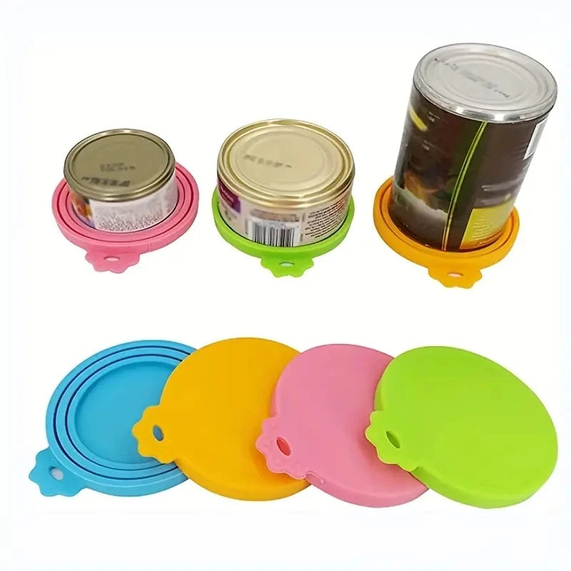 Reusable Silicone Pet Can Lid Bpa Free Preserves Freshness
