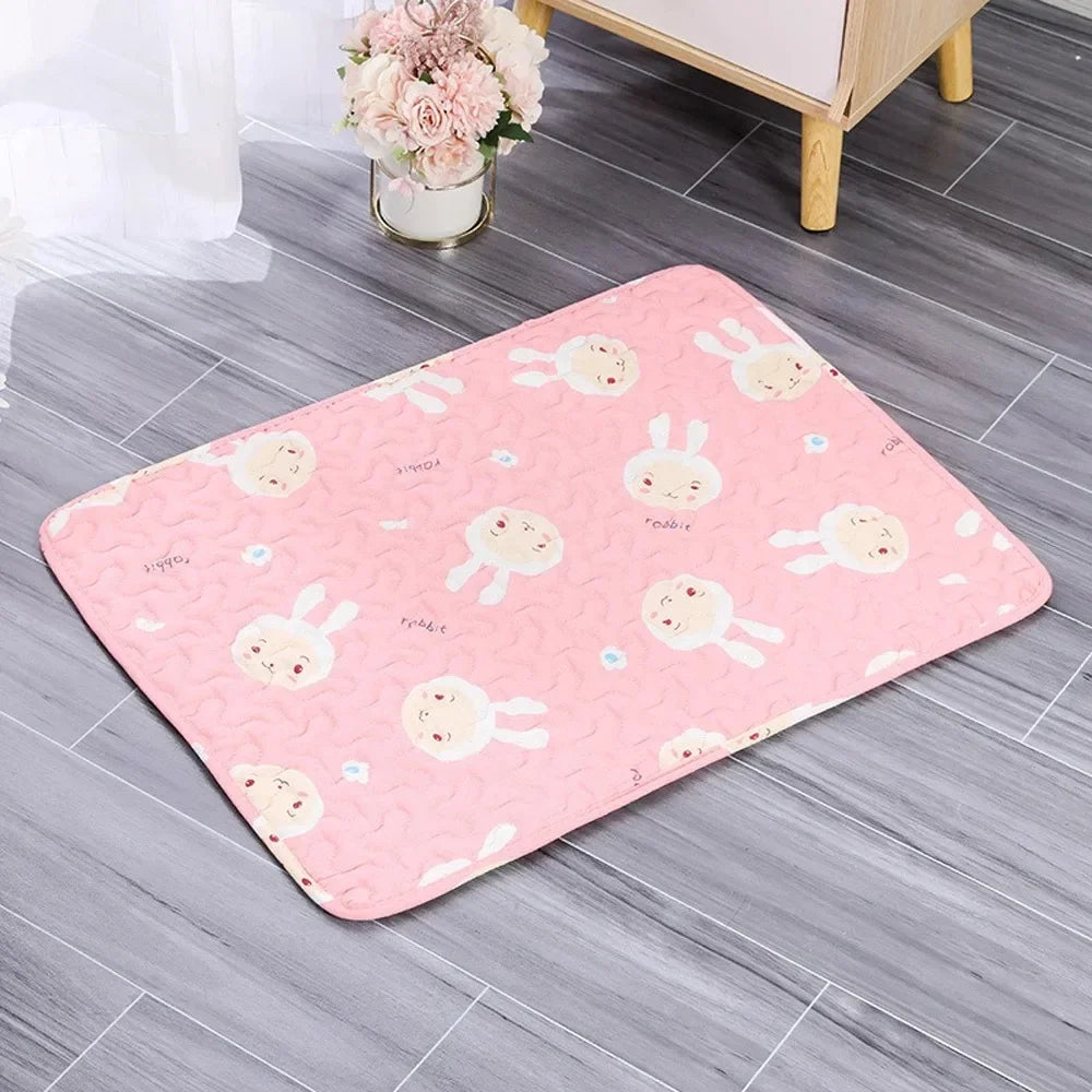 Ice Silk Cooling Pet Bed Mat Moistureproof Breathable