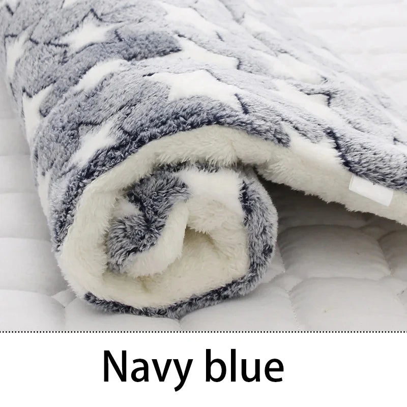 Flannel Pet Sleeping Mat Dog Bed For Cats And Dogs