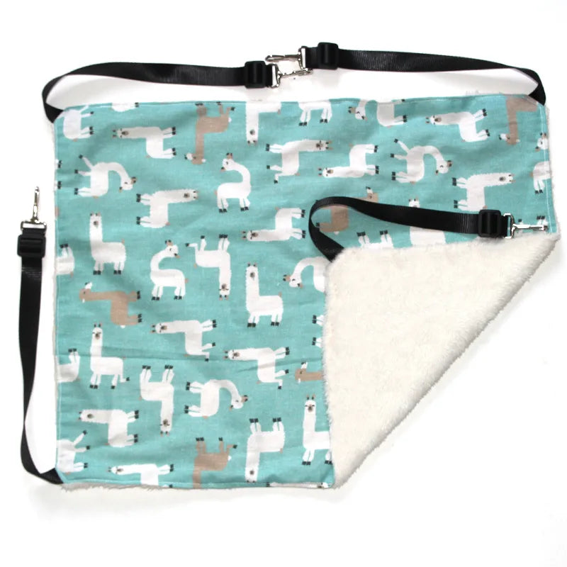 Cat Hanging Hammock With Adjustable Straps Double Sided Bed Pad