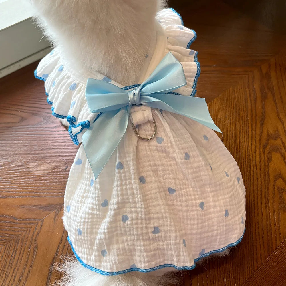 Pet Dresses for Dogs and Cats Spring Summer All Cotton