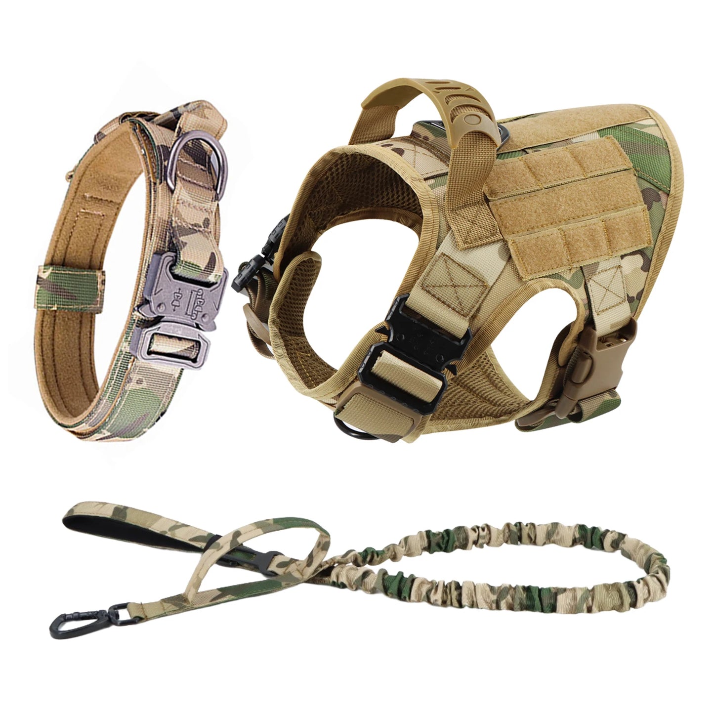 Nylon Dog Harness And Leash Set For Medium Large Dogs