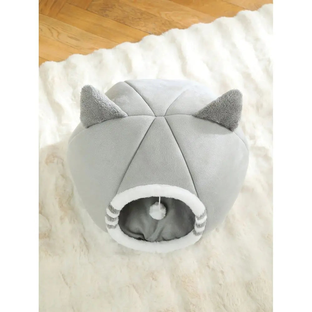 Washable Soft Cat Bed House for Indoor Cats and Kittens