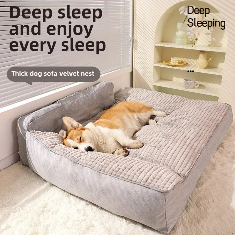 Winter Warm Non Slip Cat And Dog Kennel Bed Cushion
