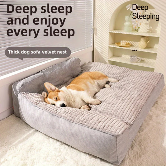 Winter Warm Non Slip Cat And Dog Kennel Bed Cushion