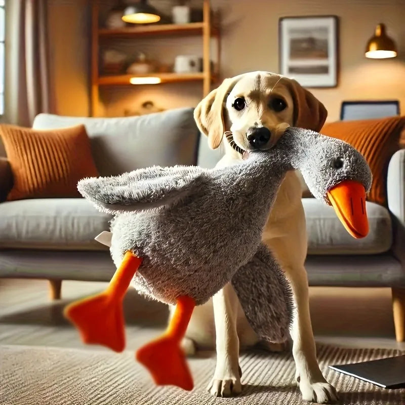 Soft Duck Plush Toy For Pets Anxiety Relief For Cats And Dogs