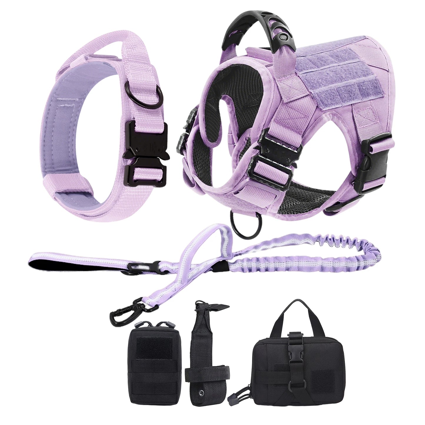 PETRAVEL Military Camouflage Dog Harness For All Dogs