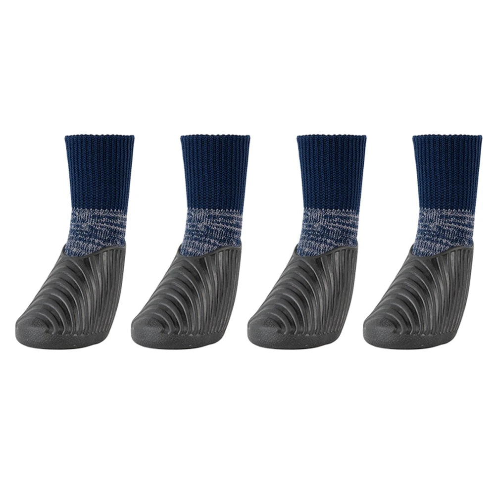 Outdoor Dog Boots Waterproof Anti Slip Paw Shoes For Dogs