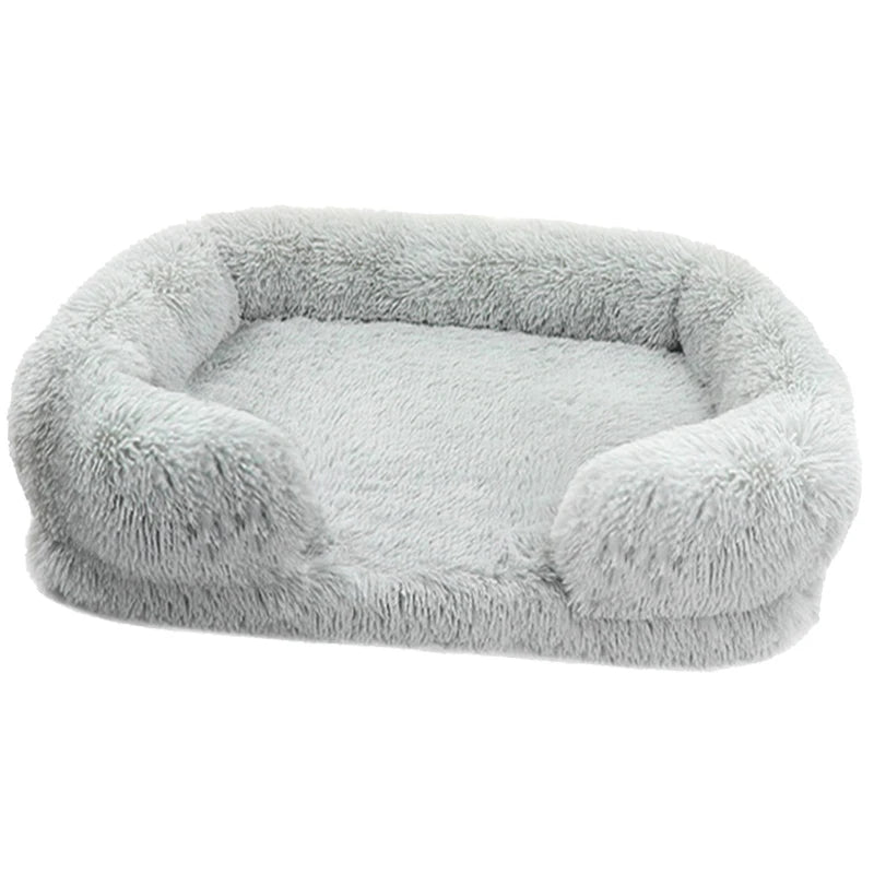 Thickened Orthopedic Dog Bed With Plush Egg Sponge Washable Cover