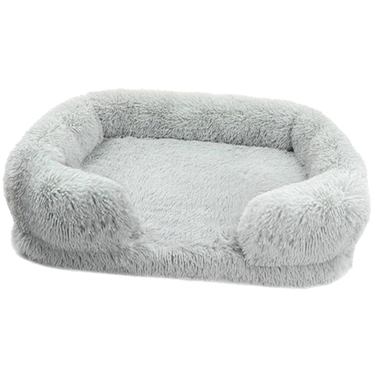 Thickened Orthopedic Dog Bed With Plush Egg Sponge Washable Cover