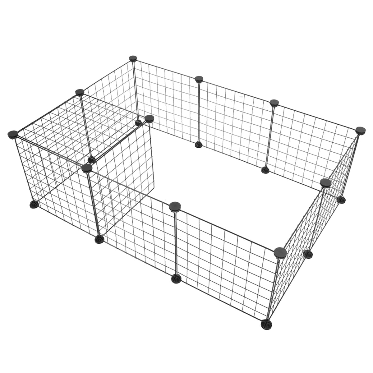Portable Metal Wire Pet Playpen for Rabbits and Guinea Pigs