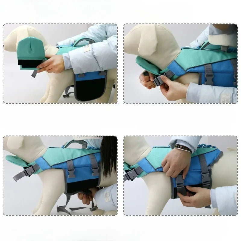 Dog Summer Swim Life Jacket Safety Vest For Pool Surfing