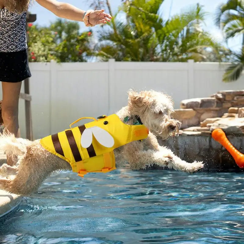 Ripstop Dog Life Vest With Adjustable Straps Quick Release