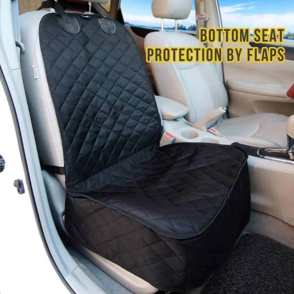 PETRAVEL Waterproof Car Front Seat Cover for Dogs and Cats