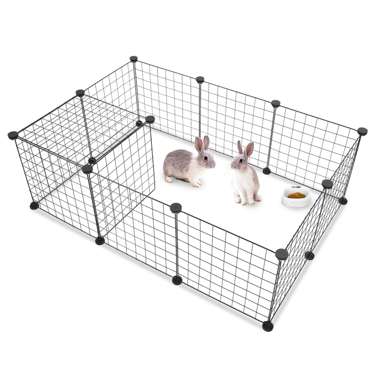 Portable Metal Wire Pet Playpen for Rabbits and Guinea Pigs