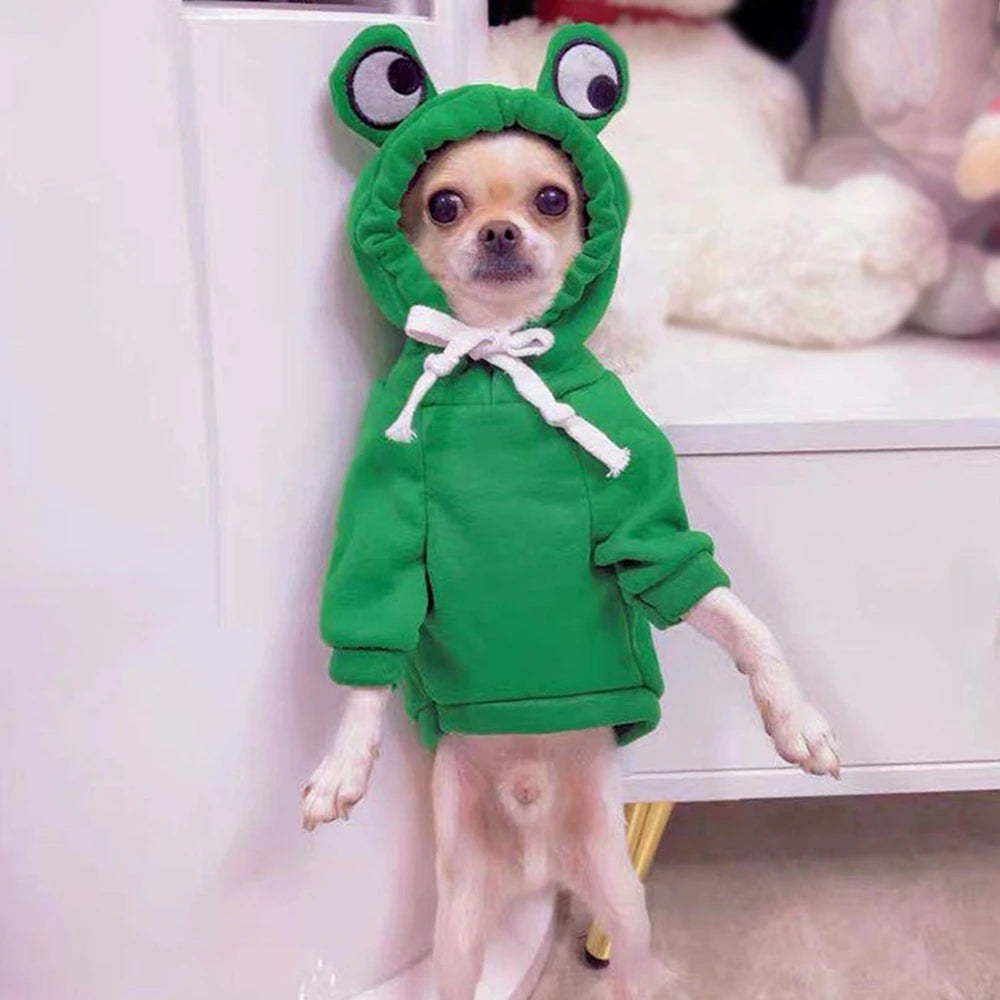 NONECN Cute Fruit Dog Hoodie For Dogs Warm Fleece Cozy