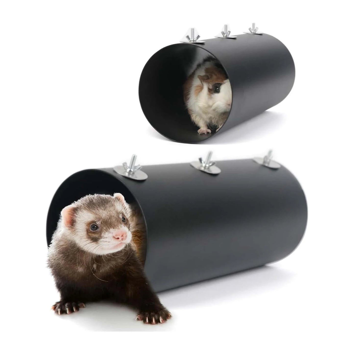 2 Piece Hanging Cooling Tunnel Toys For Small Animals Hideout