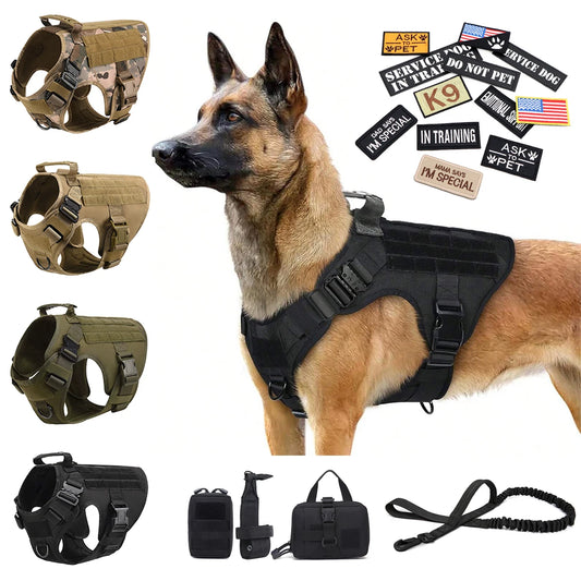 PETRAVEL Dog Harness Vest with Patches for Malinois