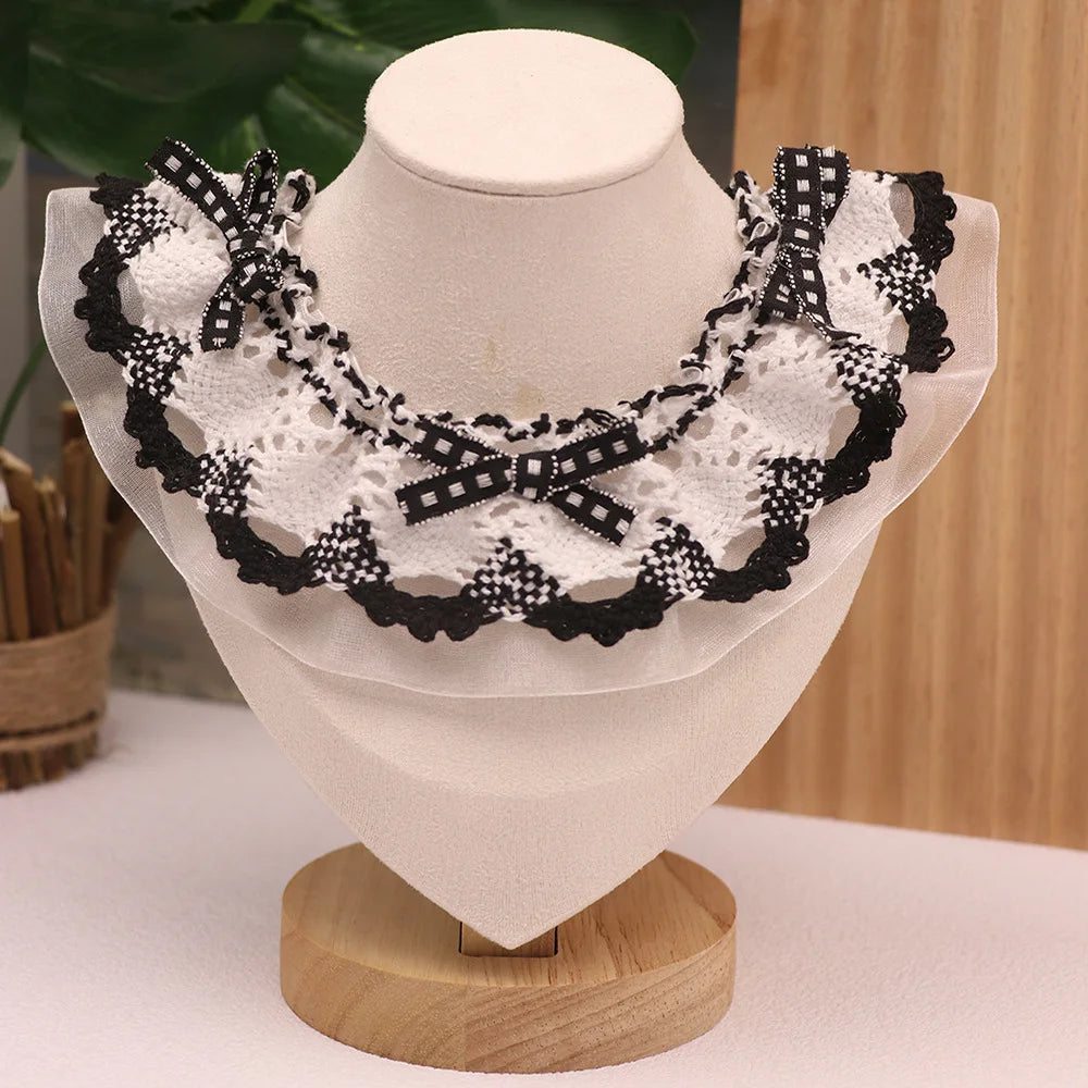 Pet Lace Bow Water Scarf For Cats And Elegant Dogs