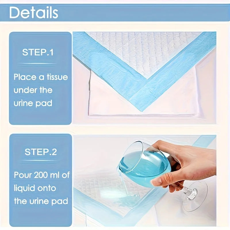 6-Layer Disposable Dog Training Pads For Puppy Urine Protection