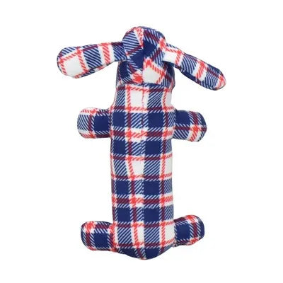 Interactive Dog Toy Loofa Americana Stars Stripes 2 Pack