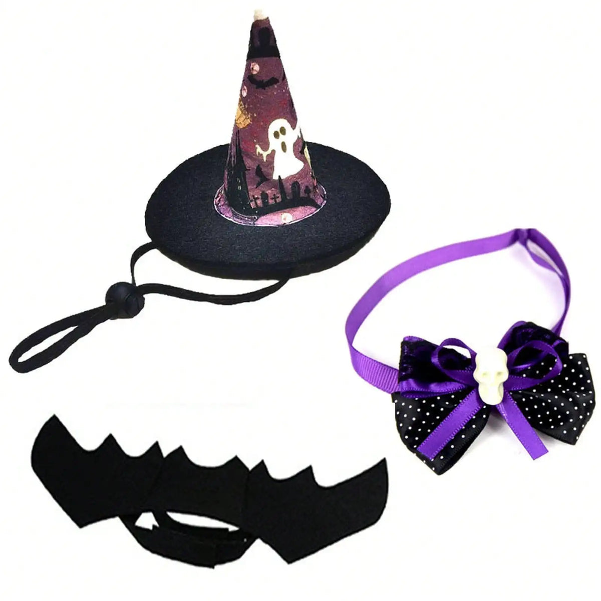 Halloween Pet Costume And Accessory Set For Playful Transformations