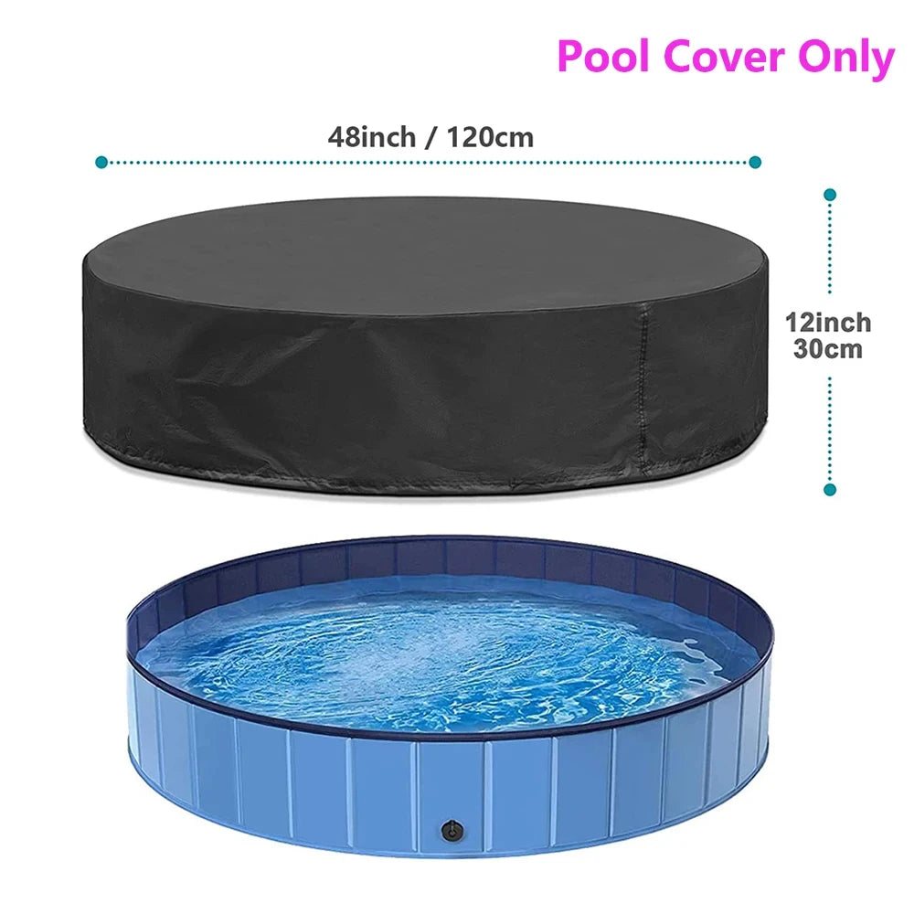 Portable Dog Pool Bath Tub For Large Dogs Outdoor Use