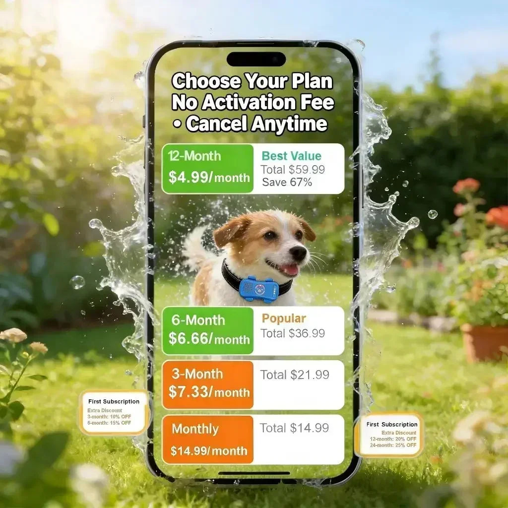 WANWAYTECH GPS Pet Tracker 4G For Dogs And Cats IP67 Waterproof