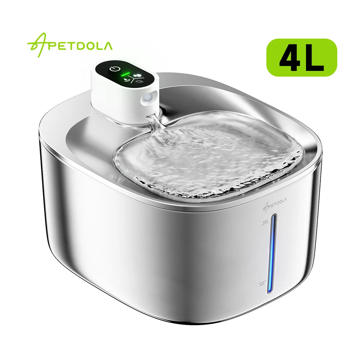APETDOLA Wireless Cat Water Fountain With Automatic Sensor