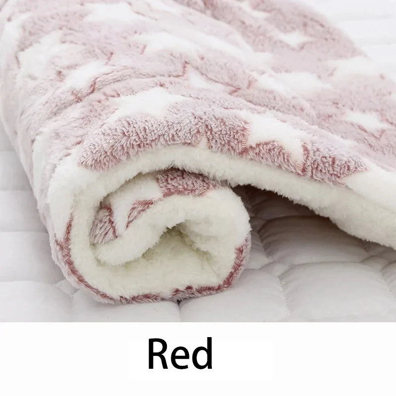 Flannel Pet Sleeping Mat Dog Bed For Cats And Dogs