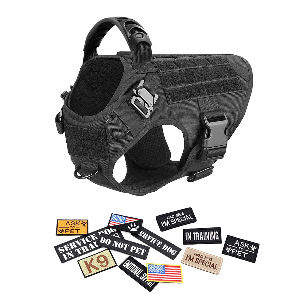 PETRAVEL Dog Harness Vest with Patches for Malinois