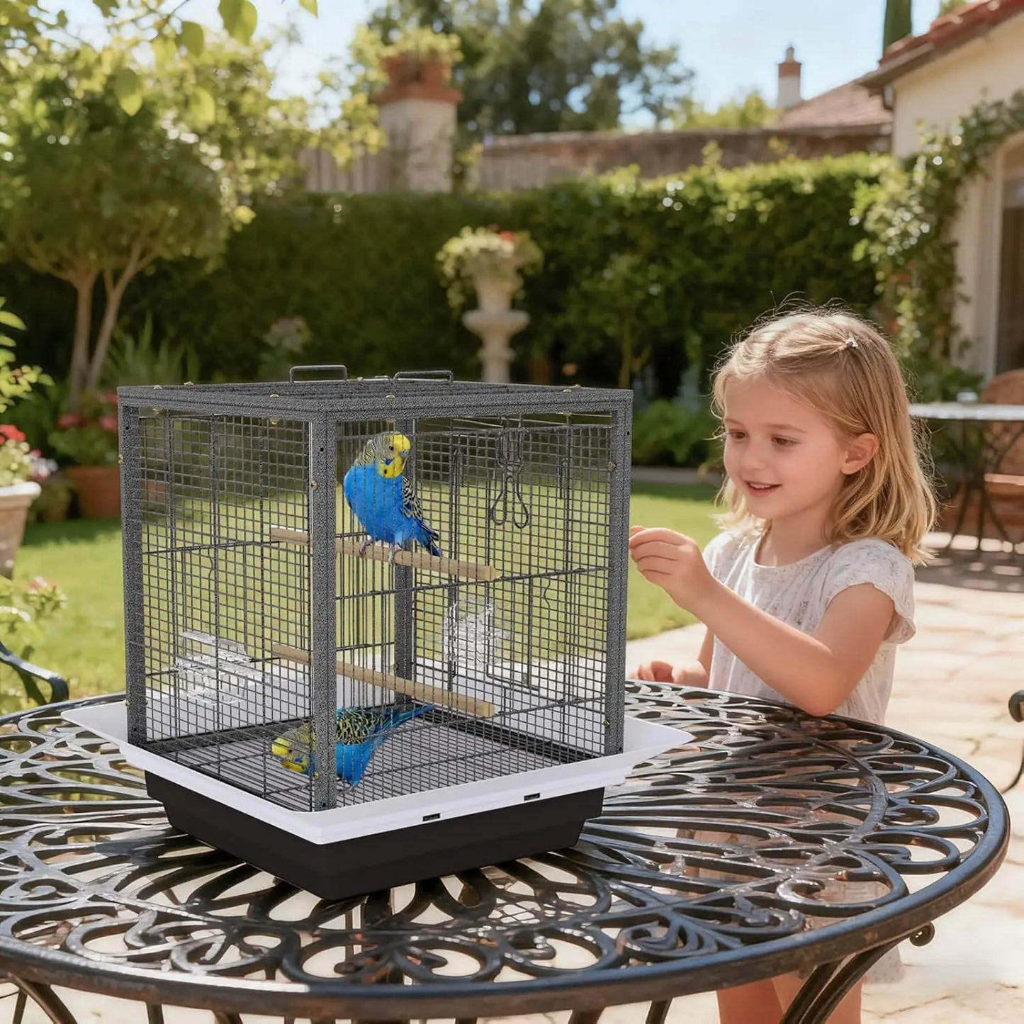 Acekool Small Bird Cage Travel Carrier For Parakeets