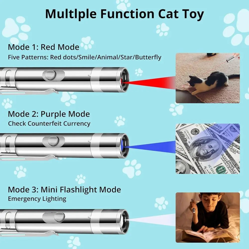USB Rechargeable Interactive Kitten Toy With Seven Adjustable Speeds For Dogs