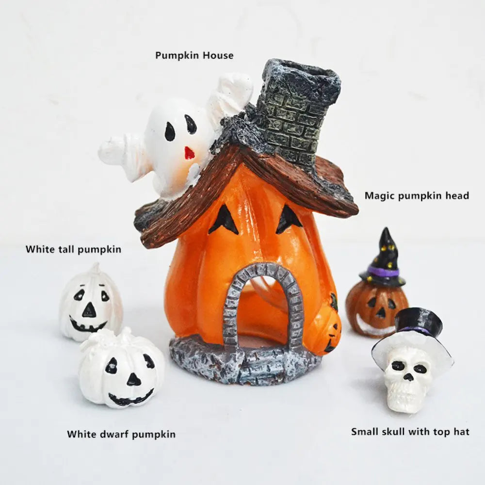 Halloween Pumpkin Aquarium Ornament For Fish Tank Decor