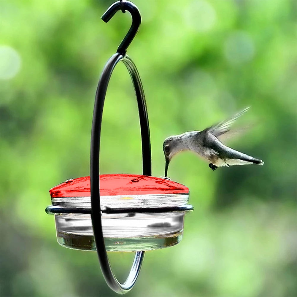 Outdoor Hummingbird Feeder Tray With Plastic Bowl For Garden