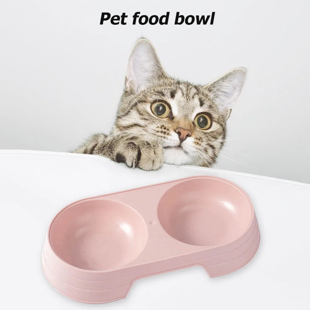 Shunmaii 2-in-1 Pet Bowls Feeding Dishes For Dogs Cats