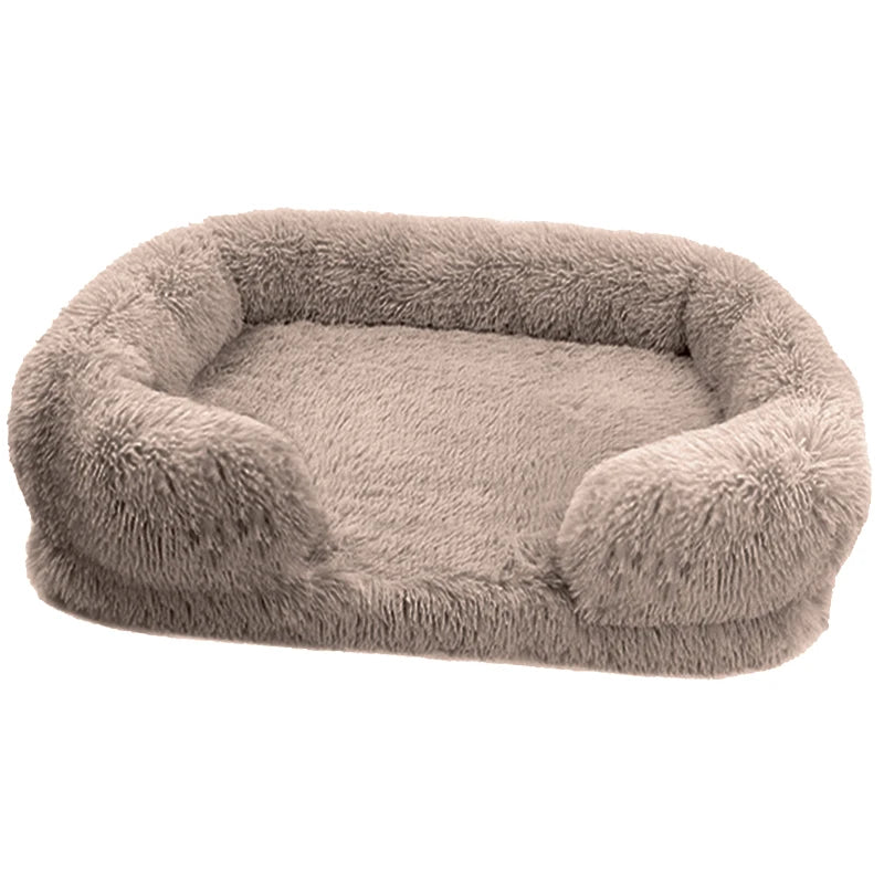 Thickened Orthopedic Dog Bed With Plush Egg Sponge Washable Cover