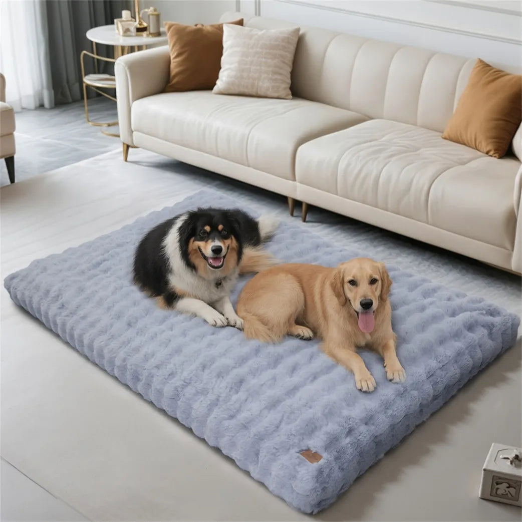 BORWART Ultra Plush Dog Bed With Removable Cover