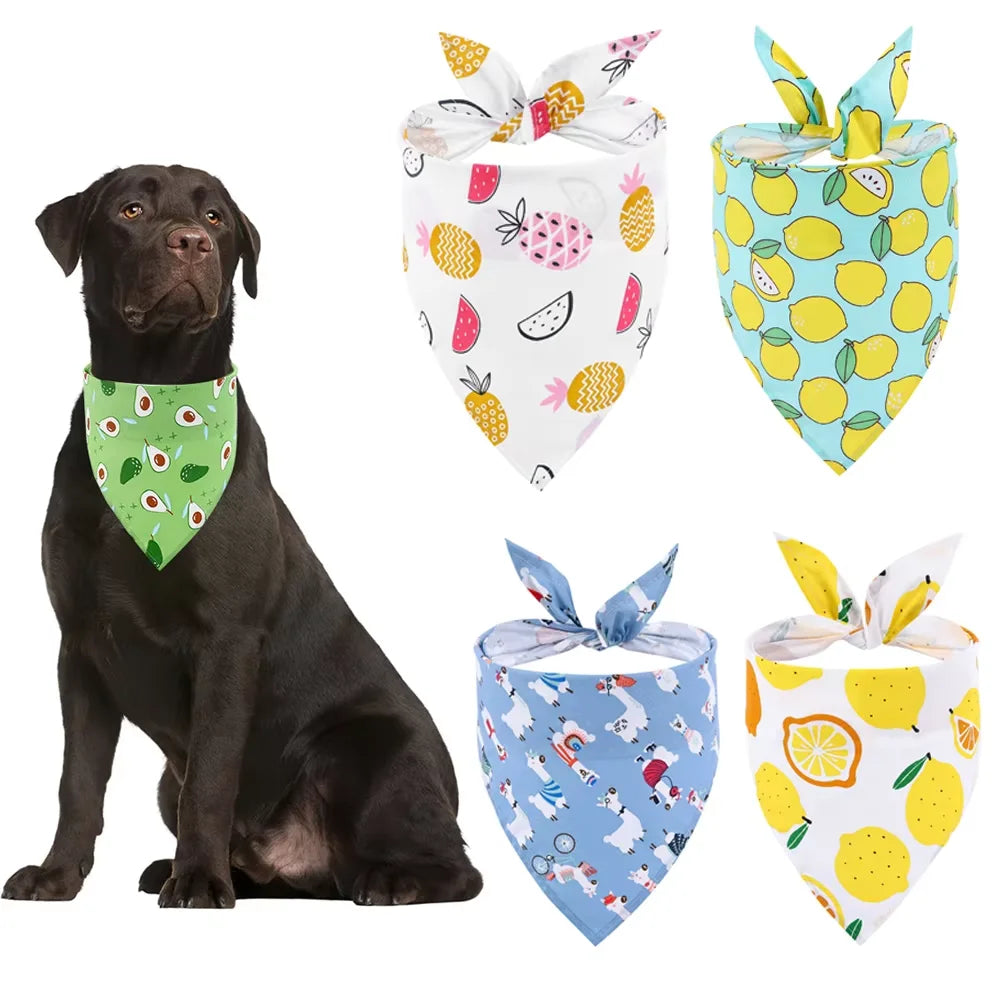 Quality Washable Adjustable Dog Bandana Scarf For Pets