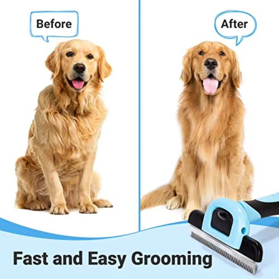 Stainless Steel Deshedding Brush Tool for Dogs And Cats