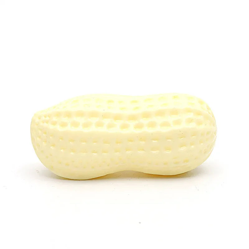 Dog Peanut Toy Squeaky Chew For Teeth Cleaning Interactive