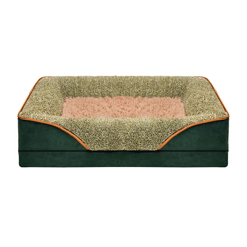 NONECN Dog Bed With Removable Washable Cover And Raised Edges