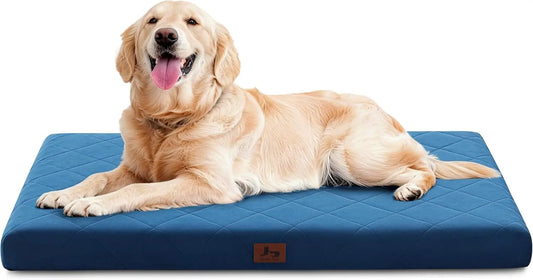 XMSJ Orthopedic Dog Bed Mat Waterproof with Removable Cover