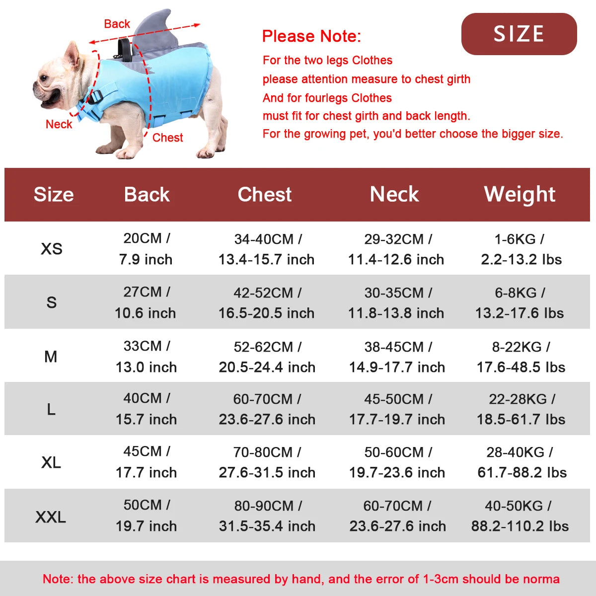 Wangupet Dog Life Vest High Buoyancy Reflective Rescue Handle