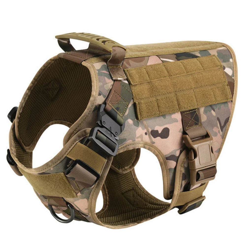 Dog Harness And Leash Set Padded Quick Release Buckle Nylon