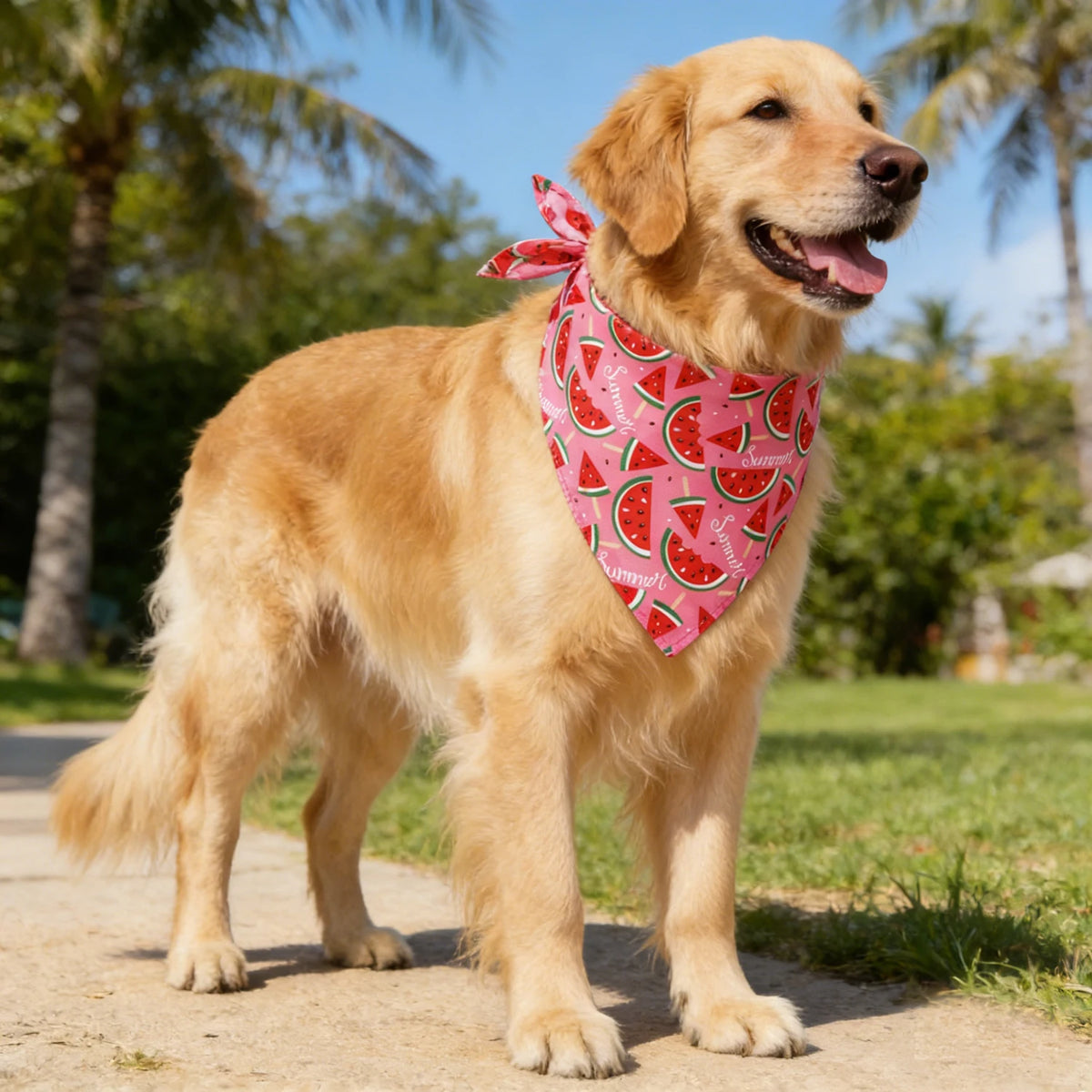 Quality Washable Adjustable Dog Bandana Scarf For Pets