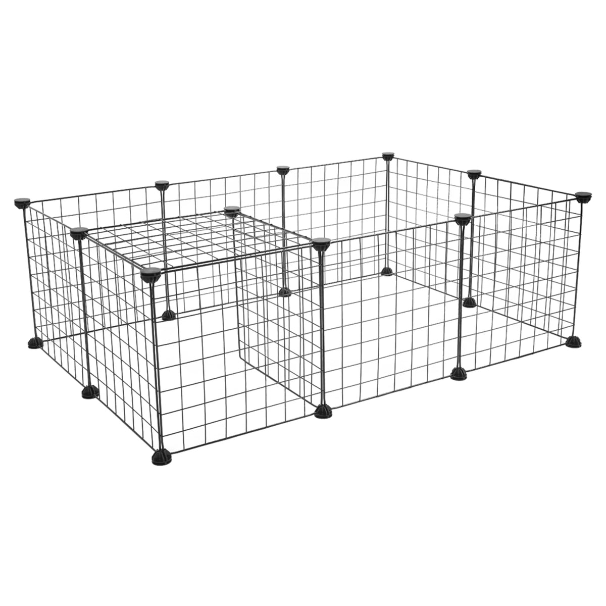 Portable Metal Wire Pet Playpen for Rabbits and Guinea Pigs
