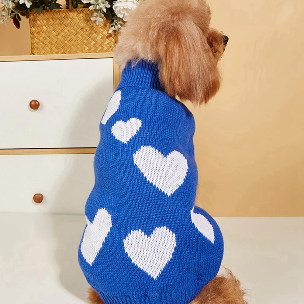 NONECN Warm Pet Sweater for Cats and Dogs Knitwear