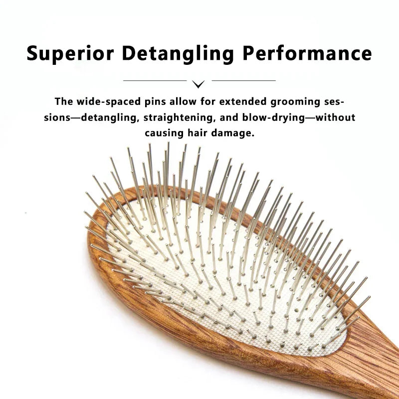 Pet Grooming Long Pin Slicker Brush Cats And Dogs Deshedding