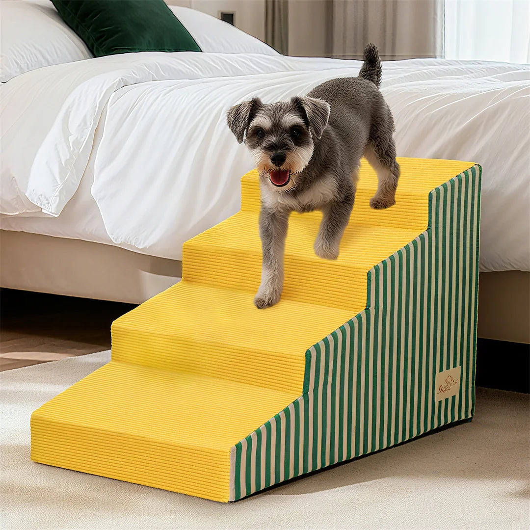 Bright Pet Stairs With High Density Foam And Non Slip Cover